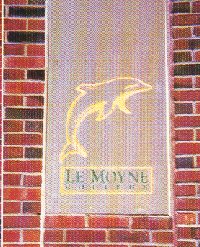 LeMoyne Logo in wall