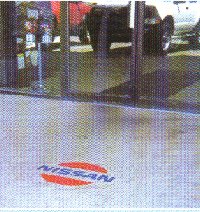 nissan Logo in Floor