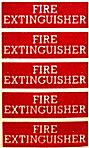 Fire Extinguisher Labels