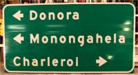 Extruded Aluminum Highway Sign